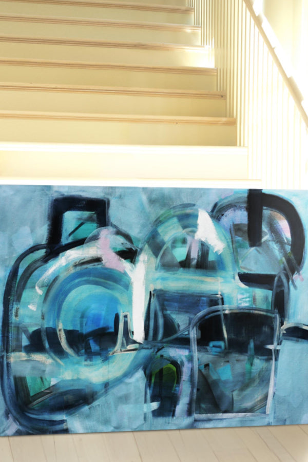Original abstract painting by Nashville artist Angela Simeone
