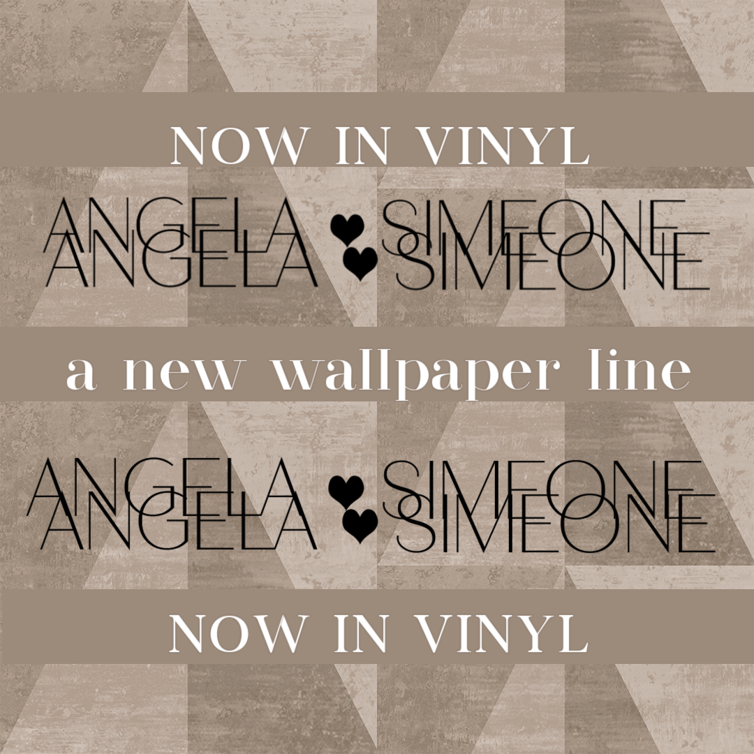 VINYL WALLPAPER ANGELA SIMEONE ARTIST NASHVILLE