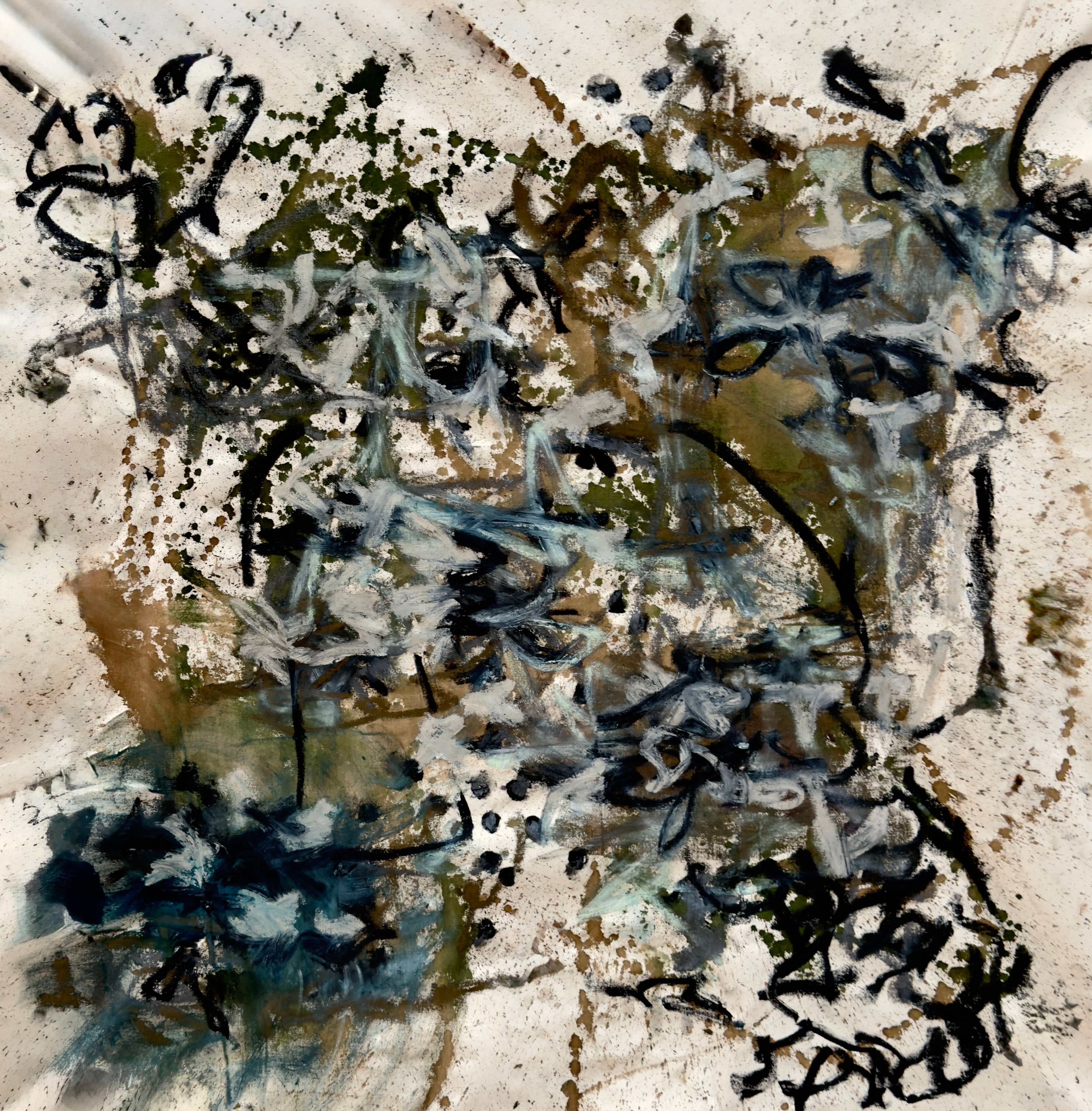 Astral Thicket 11 Abstract Oil Painting