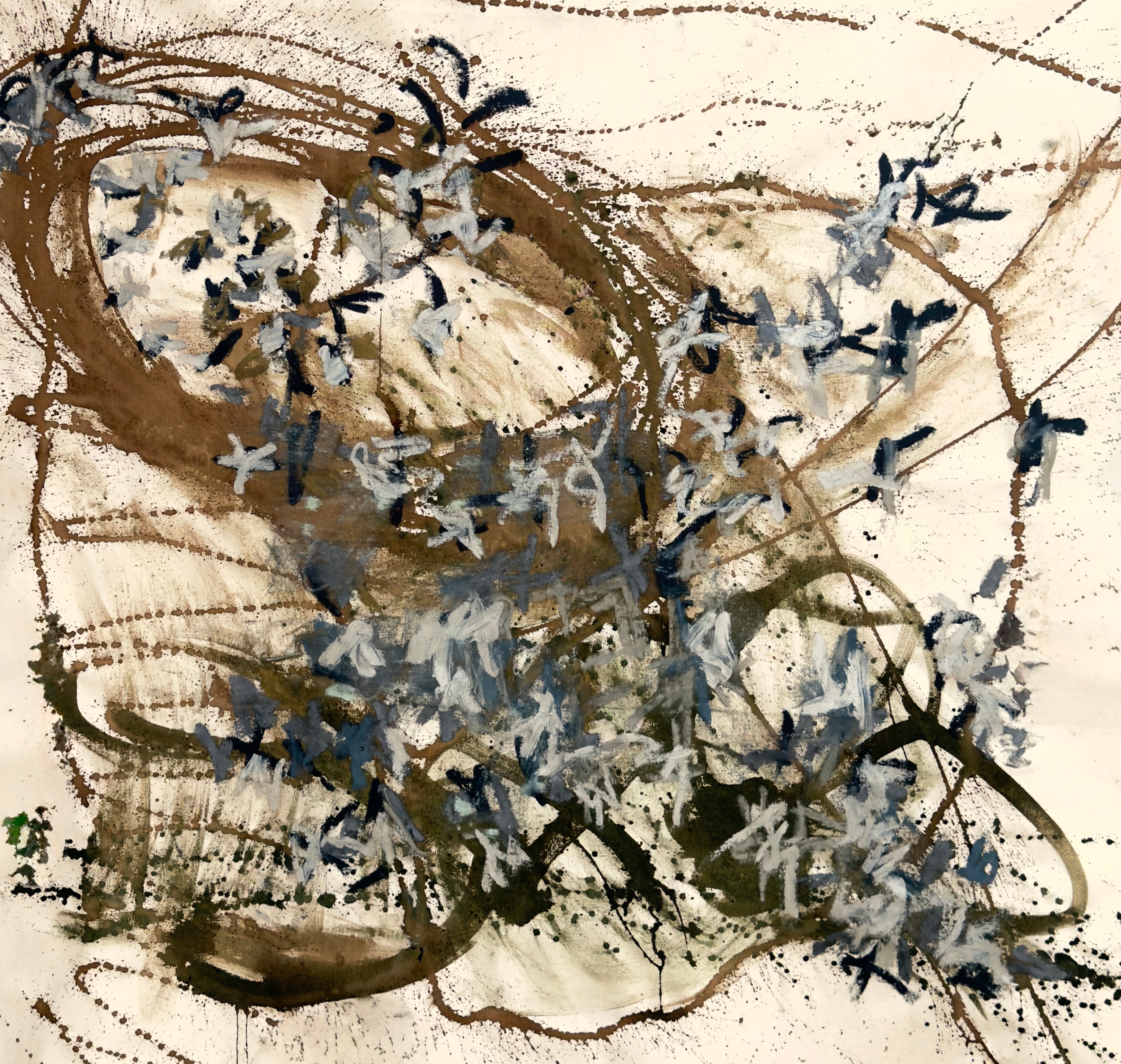 Astral Thicket 9 Abstract Oil Painting