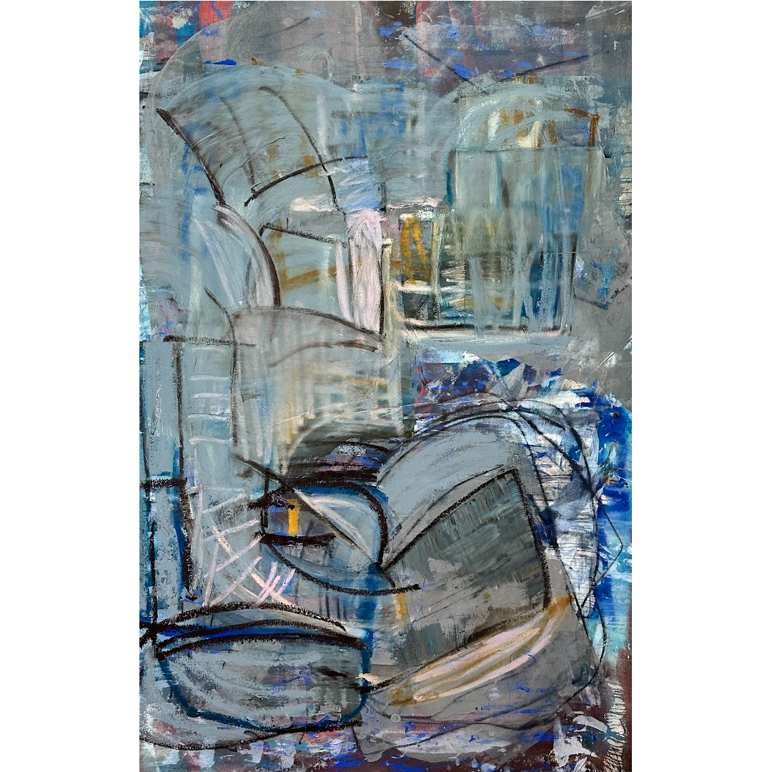Abstract painting by Nashville artist Angela Simeone