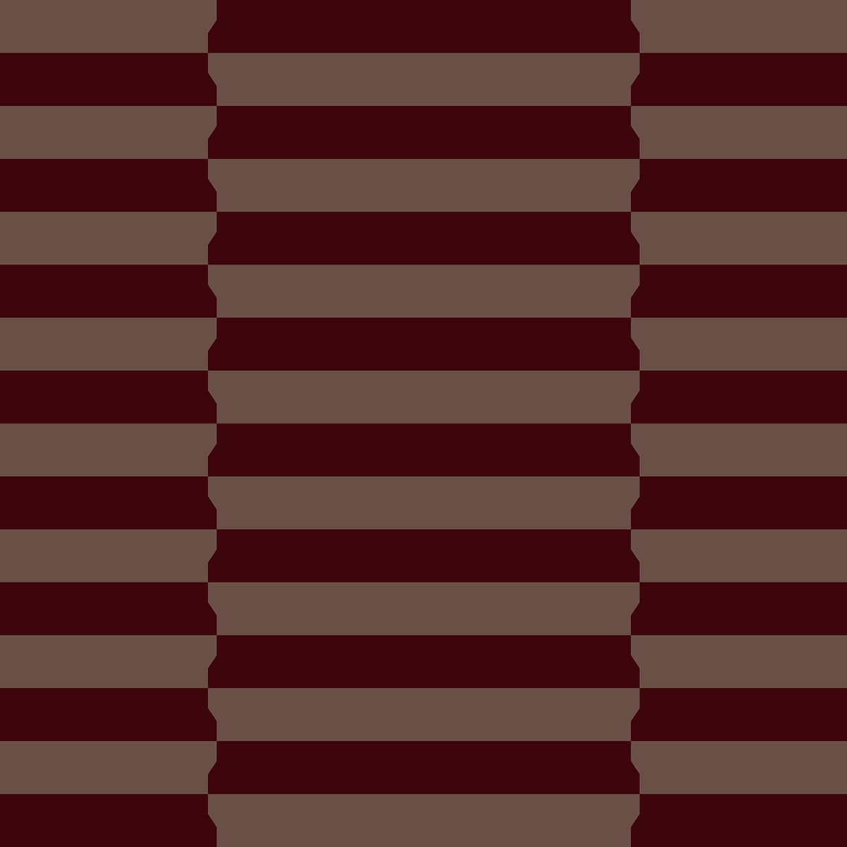 Chic Stripe Ruby Wallpaper