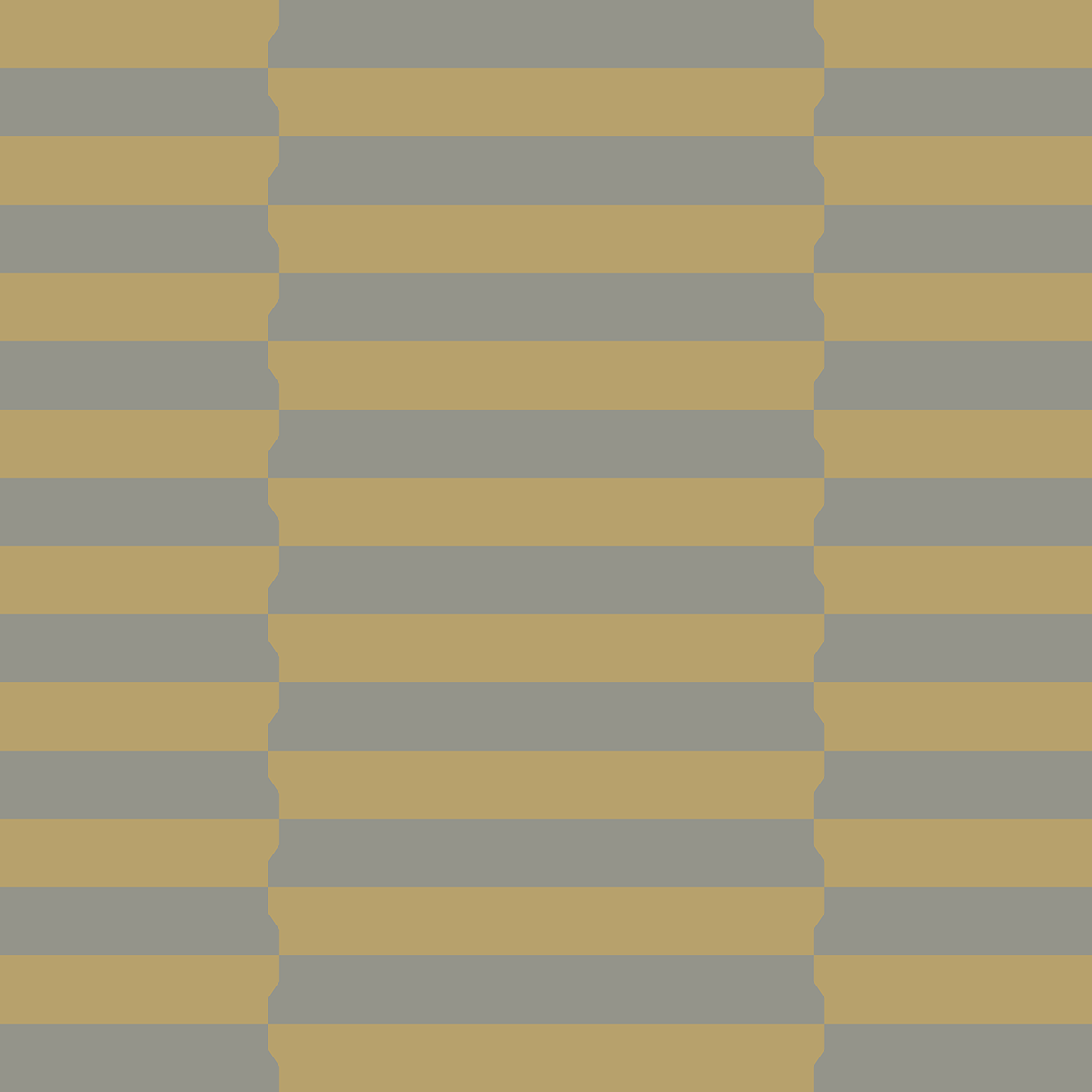 Chic Stripe Gold Grey Wallpaper