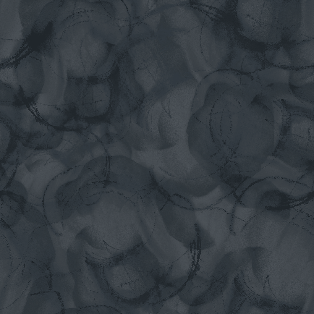 Dark Navy Cumulus Wallpaper pattern wallpapers Nashville artist Angela Simeone interiors interior design