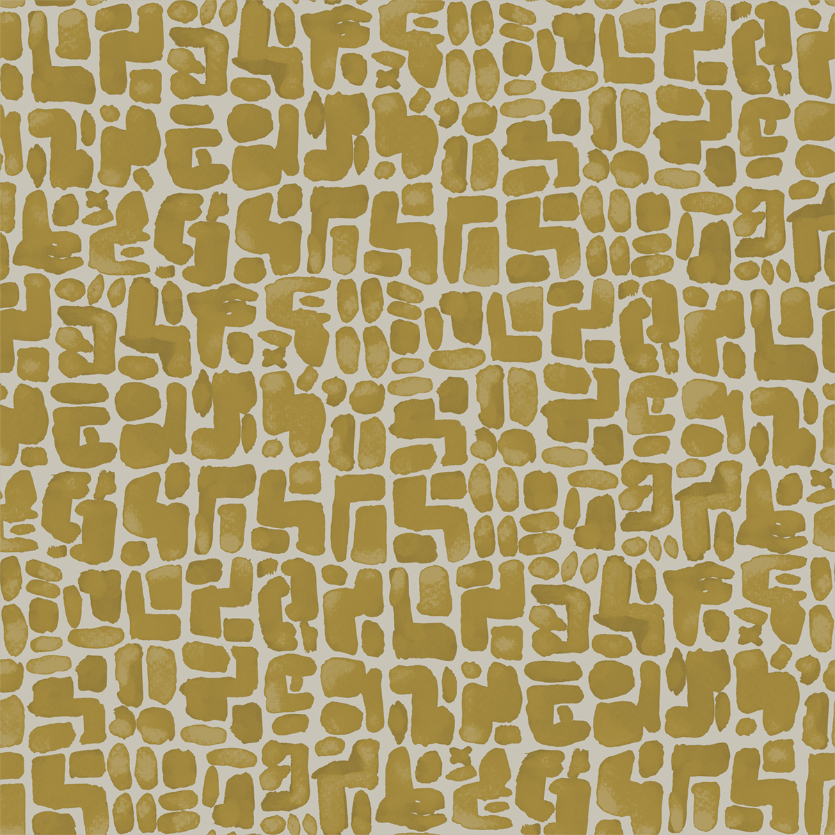 Deco Antique Golden Wallpaper