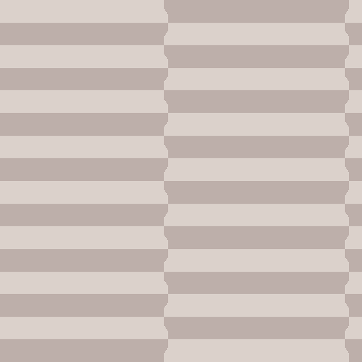 Chic Stripe Winter White  Wallpaper