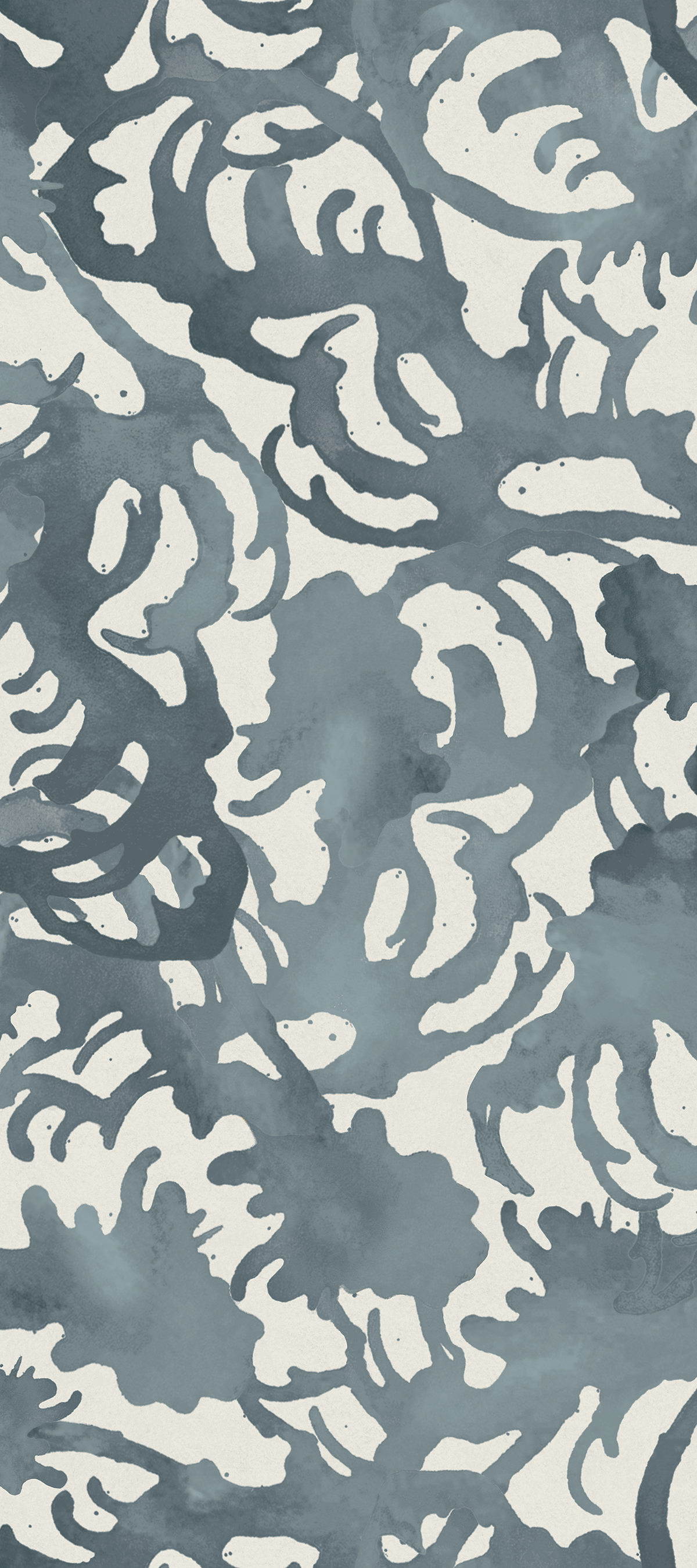 Flourish Storm Blue Large Wallpaper