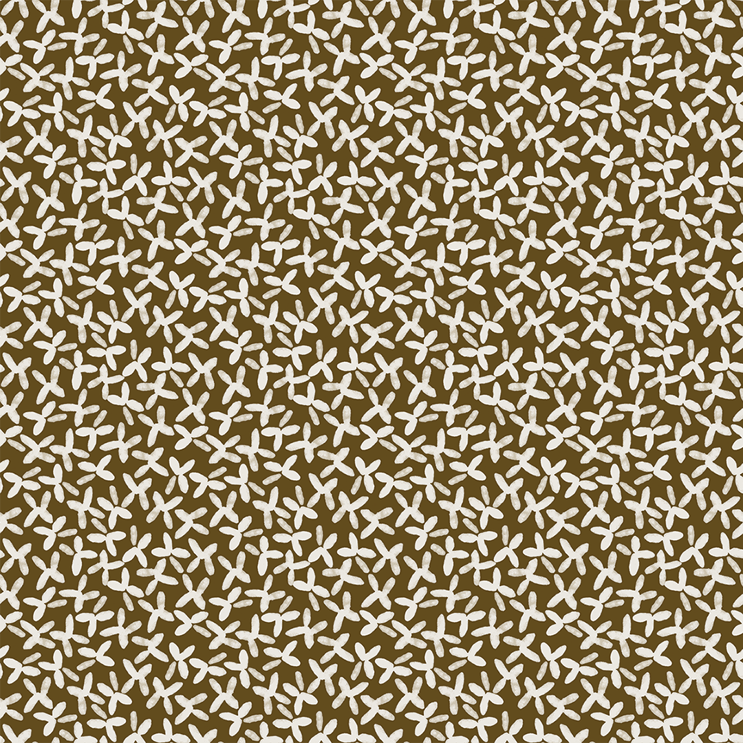Freesia Coffee Brown Wallpaper