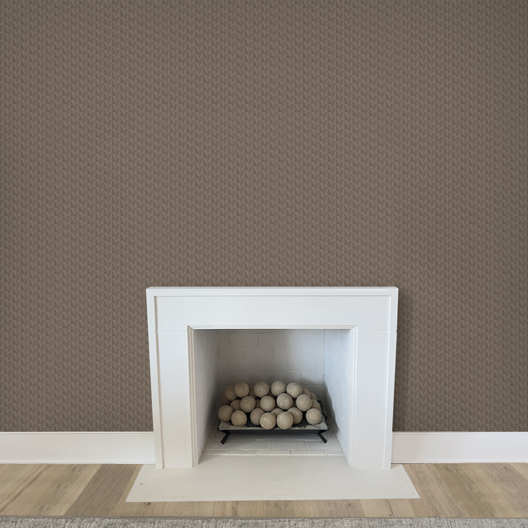 Refined Greyed Warm Tonal Small Scale Wallpaper