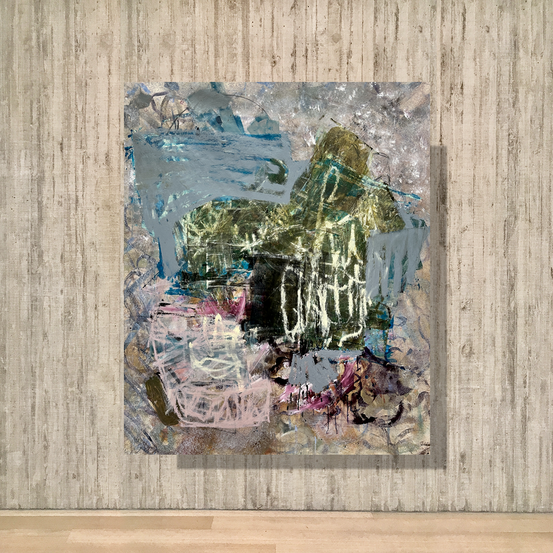 Abstract painting by Nashville artist Angela Simeone