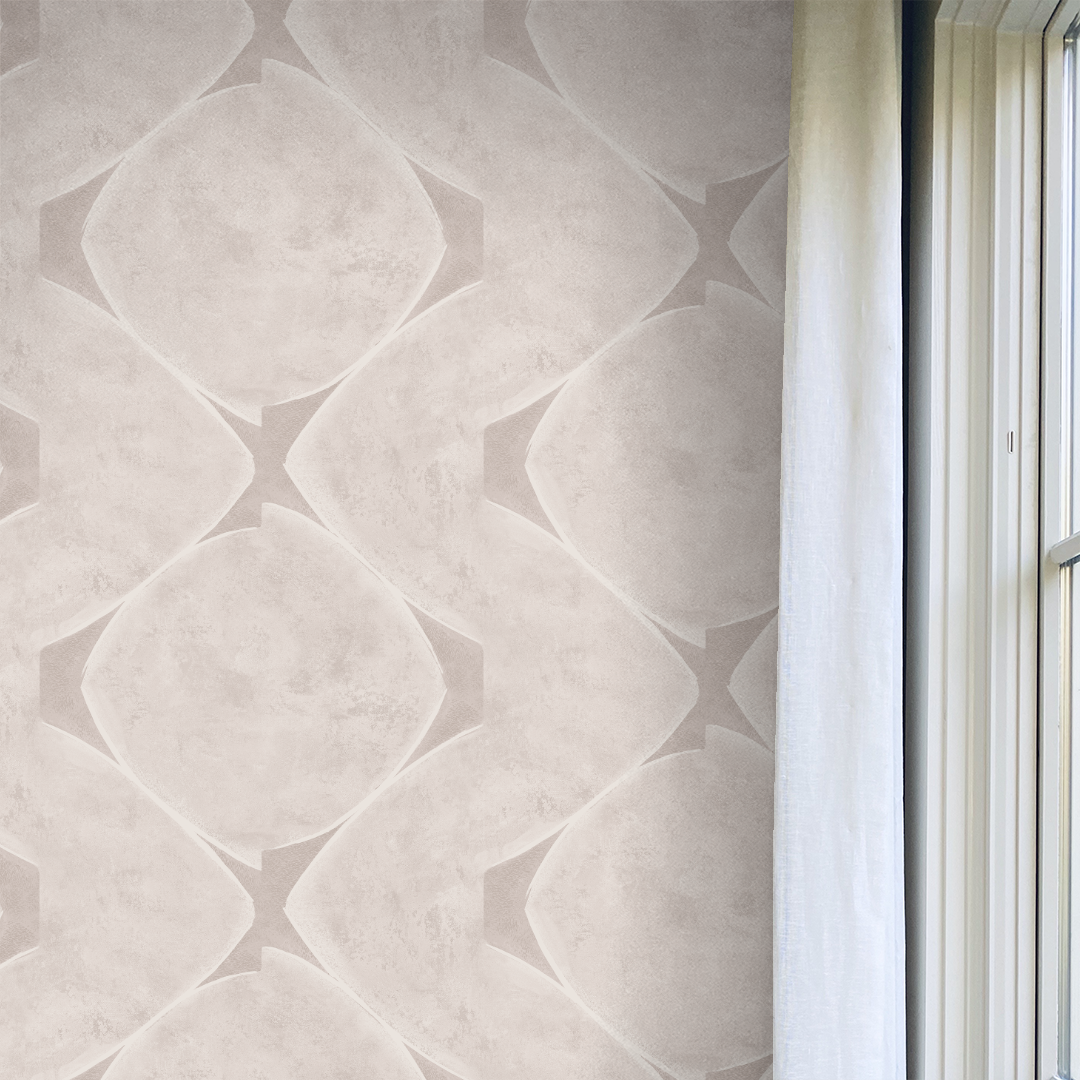 Taupe Wallpaper Angela Simeone Nashville artist