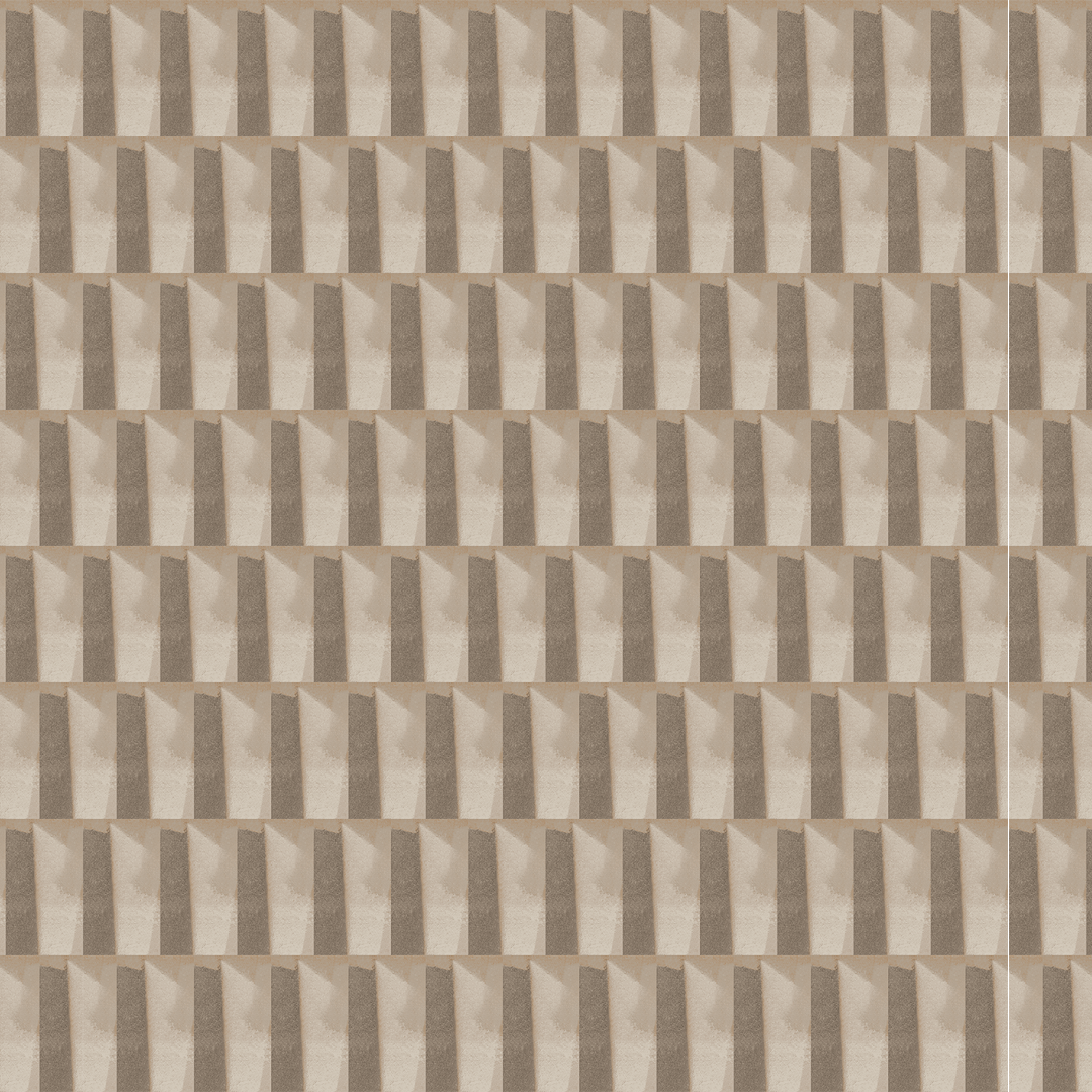 Mosaic Brown Small Scale Wallpaper