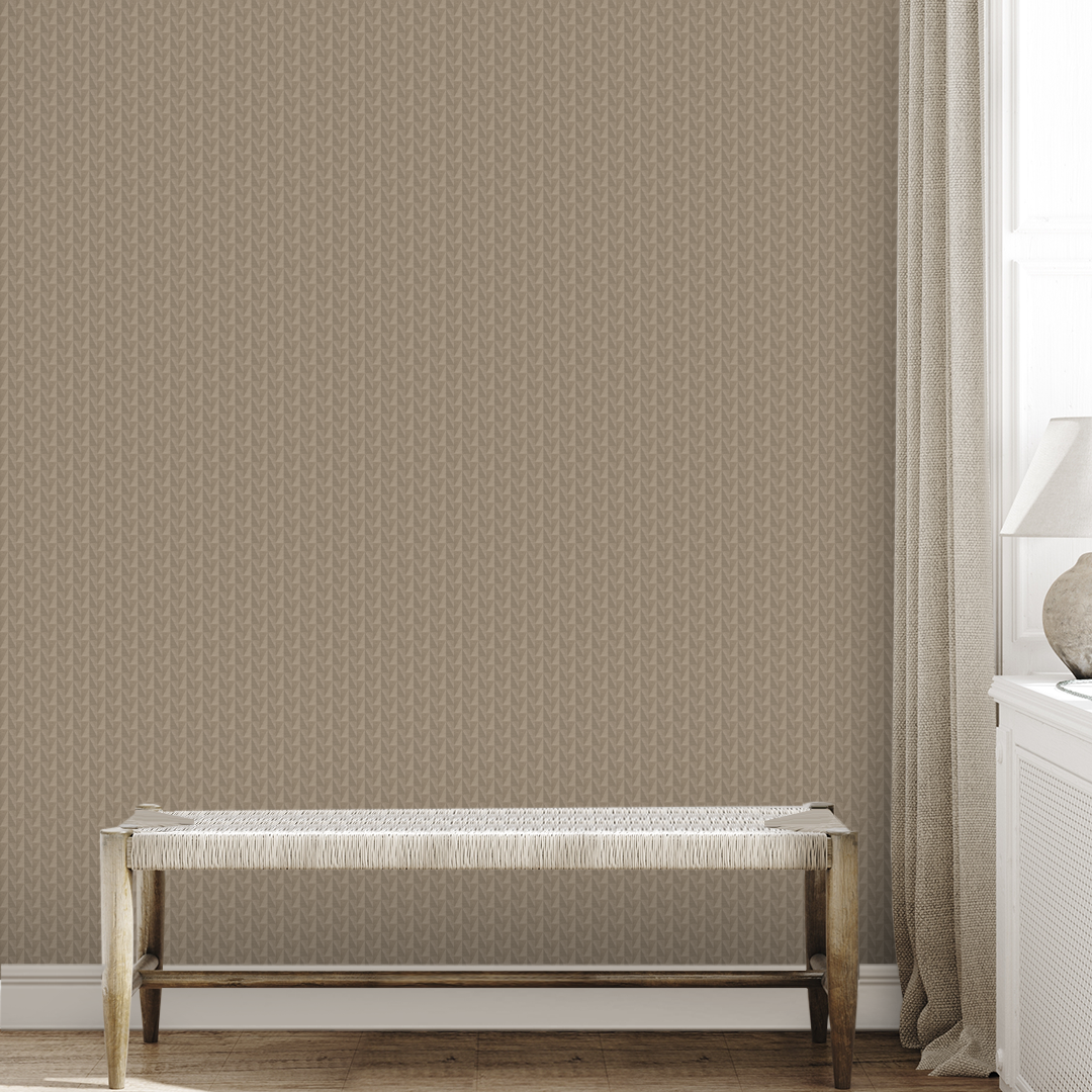 Refined Antiqued Small Scale Wallpaper