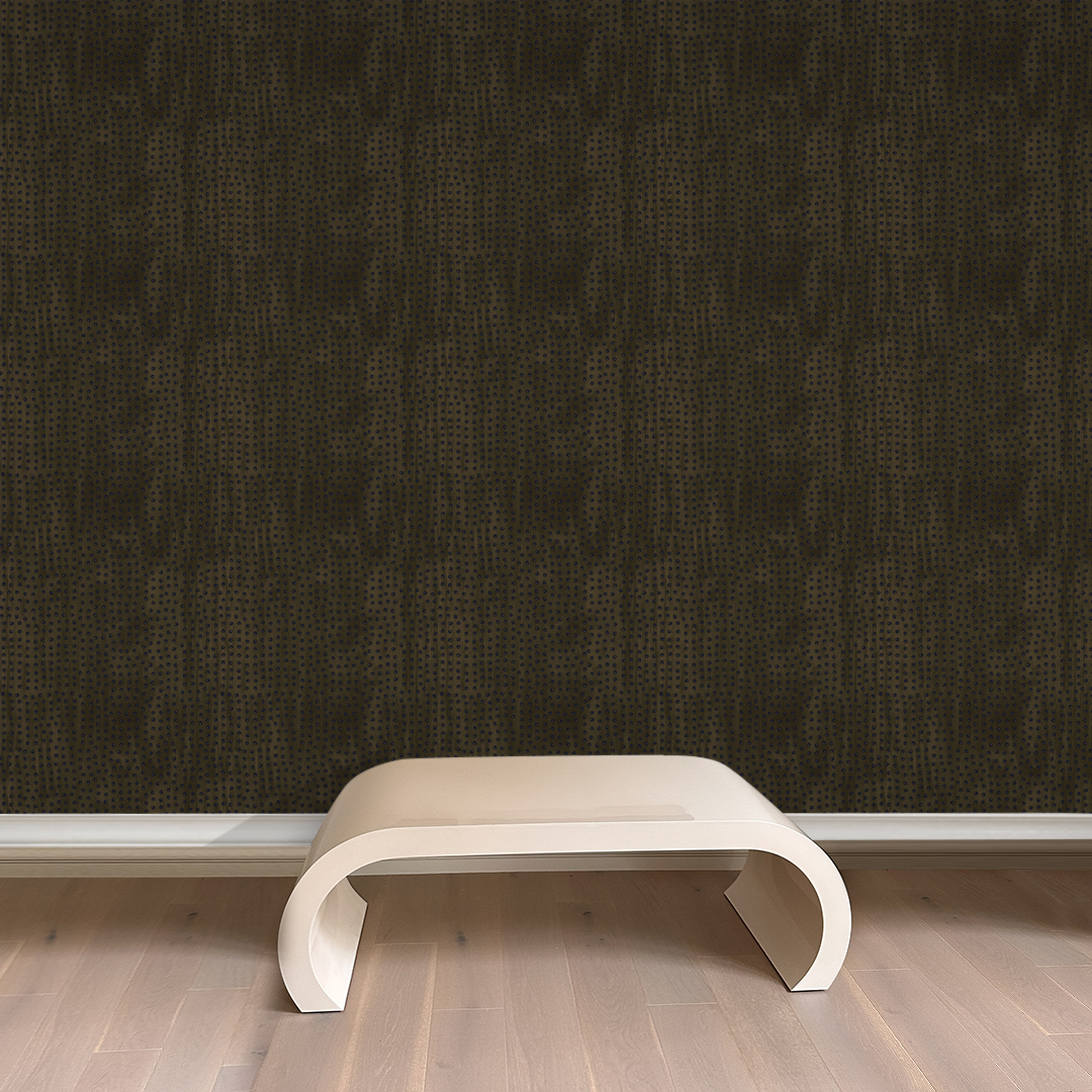 Lavish Moss Grey Deep Violet Wallpaper