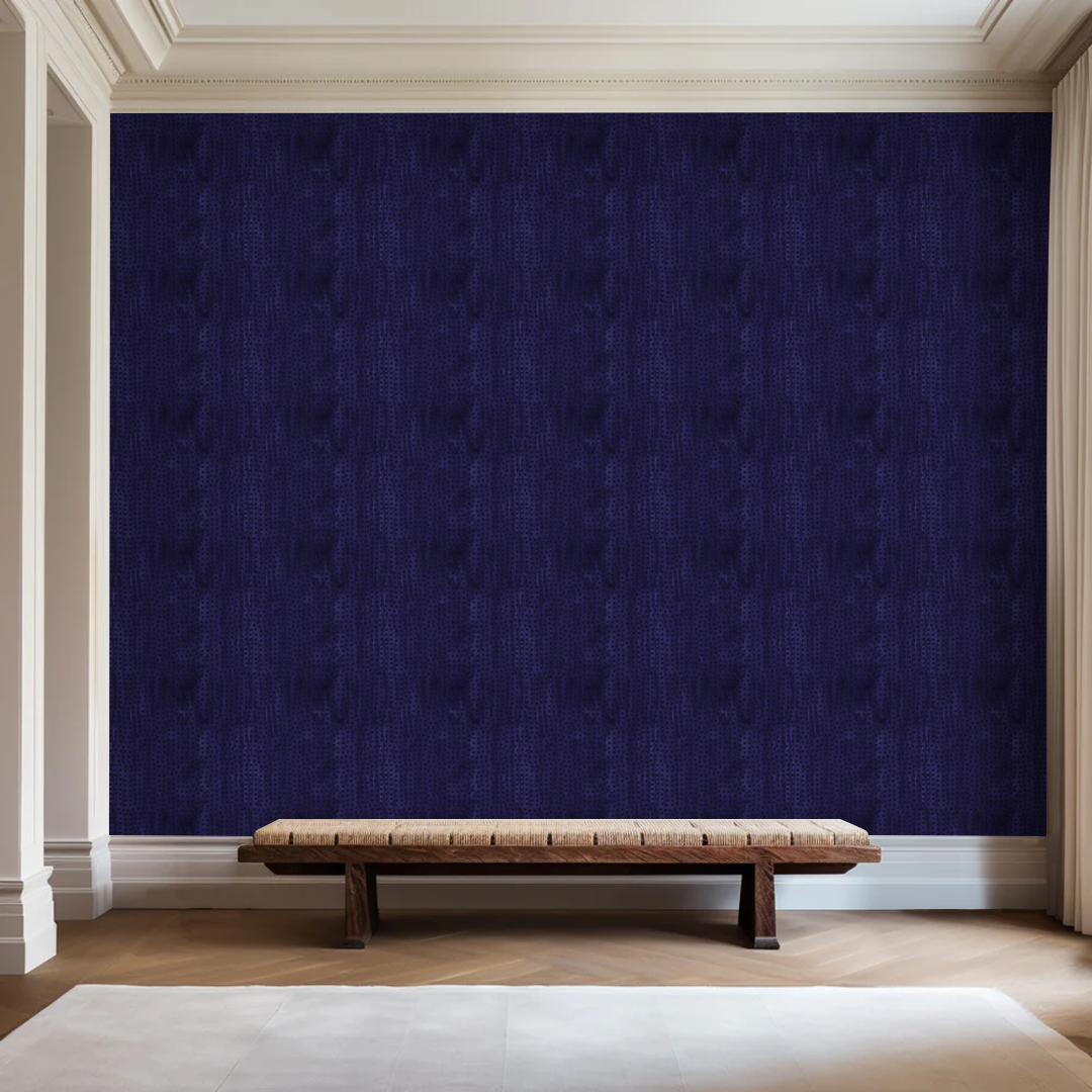 Lavish Deep Violet Green Wallpaper