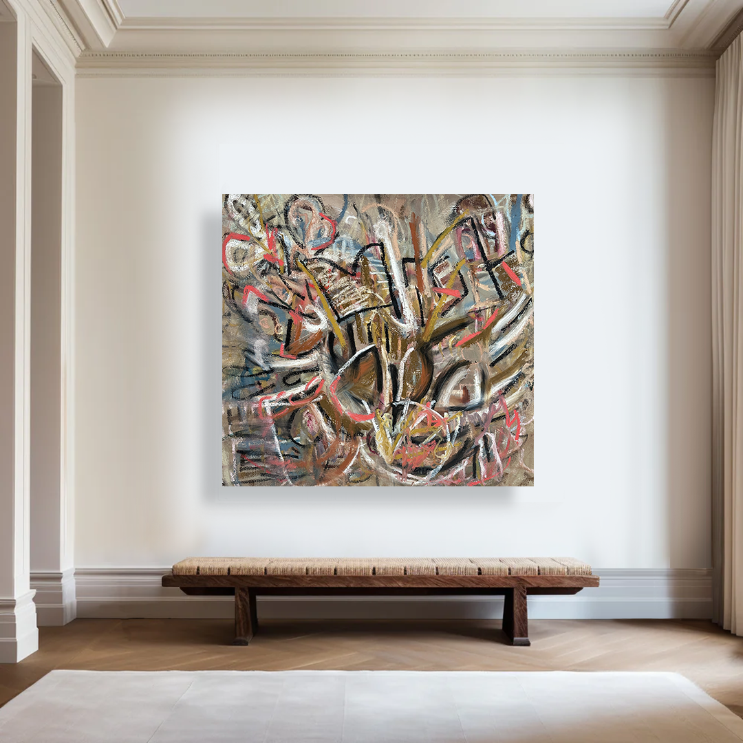 Organic Movements Abstract Oil Painting