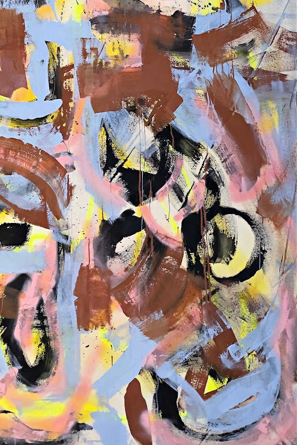 Angela Simeone artist nashville interiors art abstract painter painting interior design interior designer
