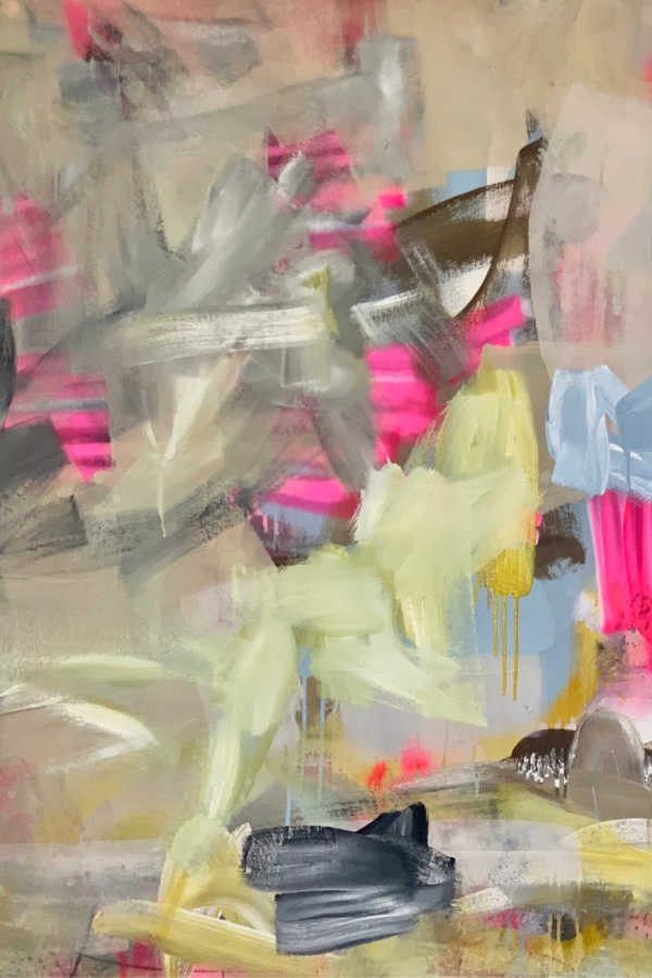 Angela Simeone abstract art painting artist Nashville interiors interior design designer