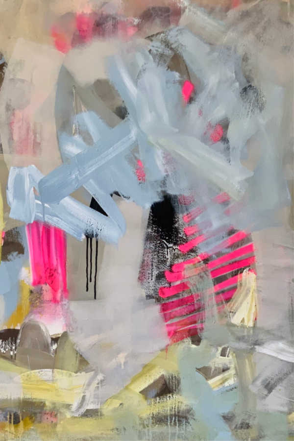 Angela Simeone abstract art painting artist Nashville interiors interior design designer