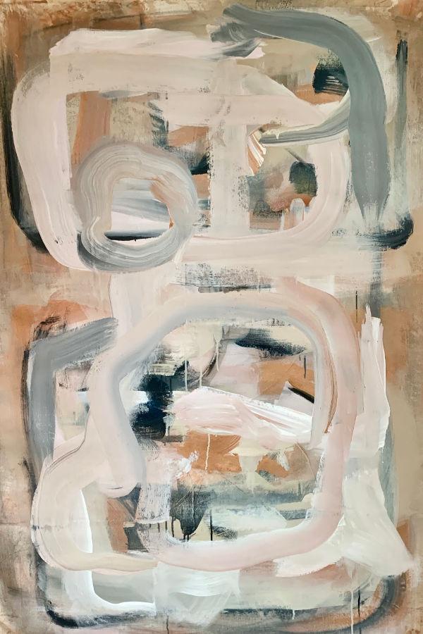 art abstract painting artist Nashville Angela Simeone interiors interior design