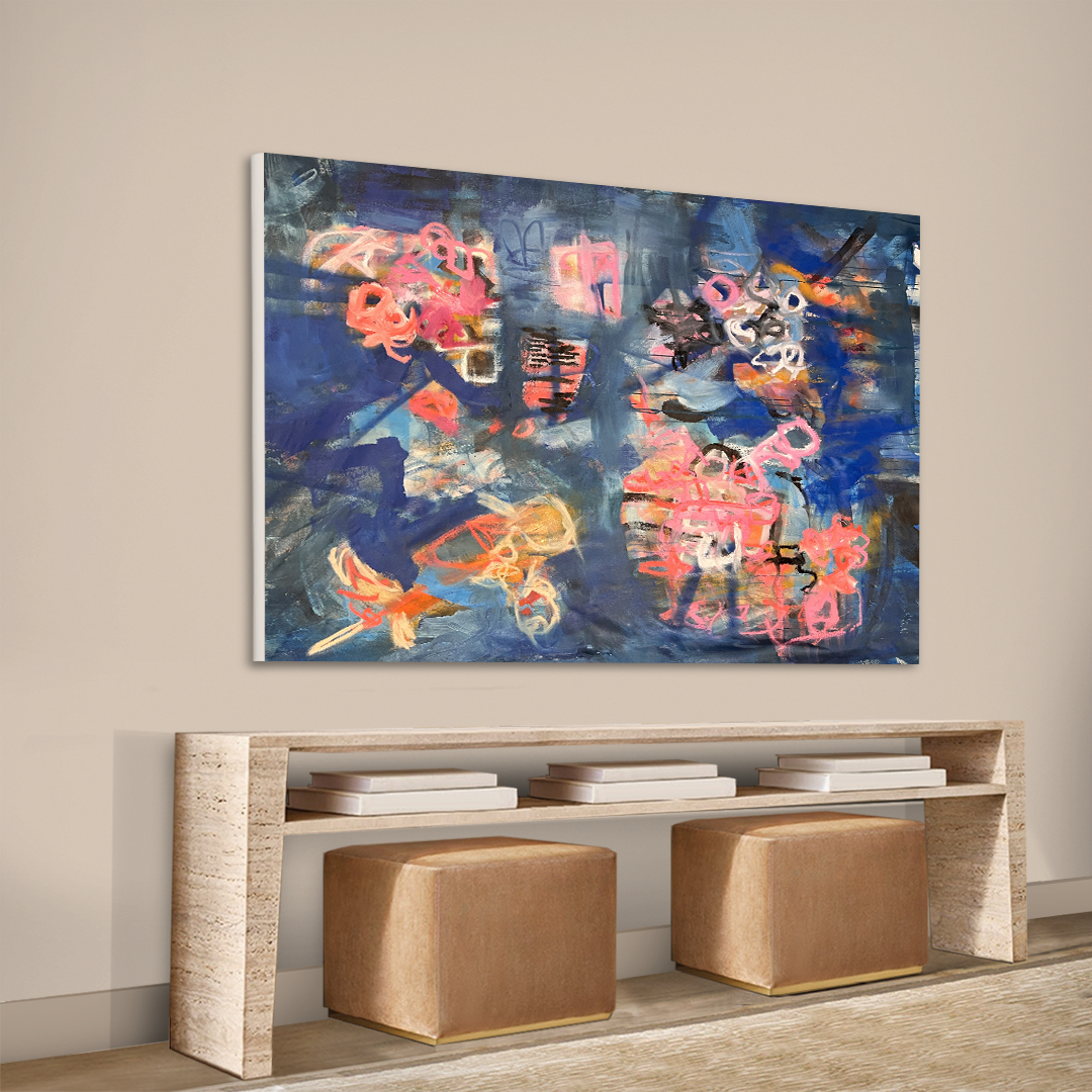 Blue Painting Angela Simeone artist nashville art painting paintings floral art abstract art contemporary artist framed art interiors interior design Angela Simeone nashville based abstract artist and contemporary painter creating original art daily. A painter painting artist Nashville interiors interior design designer wallpaper wallpapers nashville artist art scandinavian bohemian traditional transitional contemporary modern design interiors