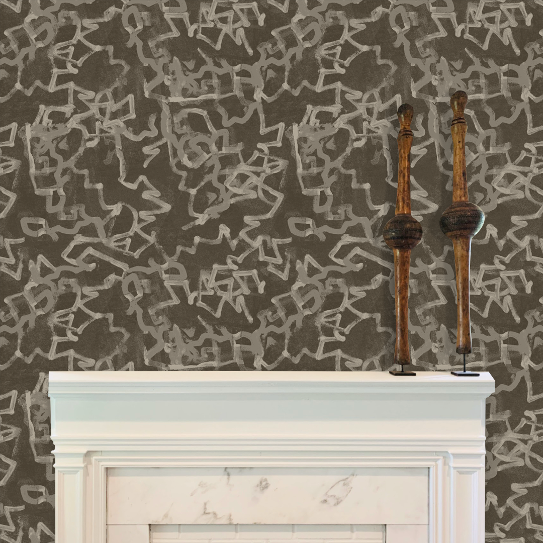 Angela Simeone abstract art painting artist Nashville interiors interior design designer wallpaper wallpapers nashville artist art scandinavian bohemian traditional transitional contemporary modern design interiors