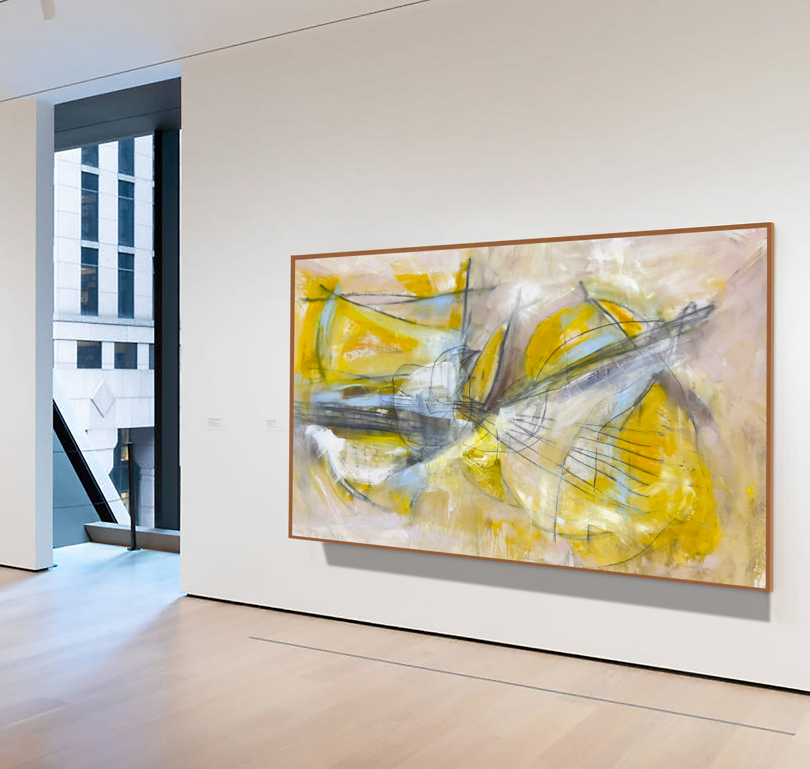 Angela Simeone artist nashville contemporary art abstract painter interiors interior design