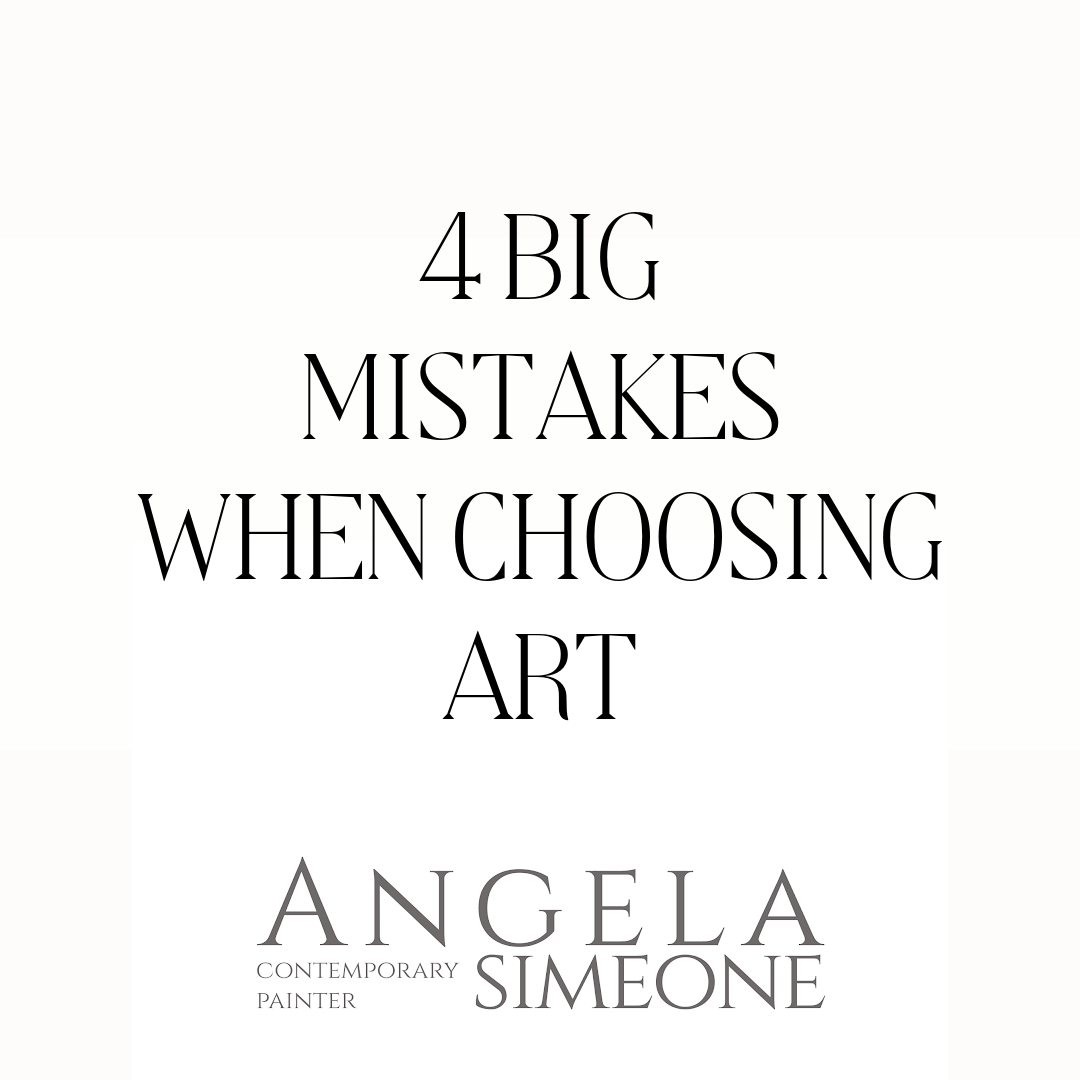 The 4 Biggest Mistakes People Make When Choosing and Hanging Art