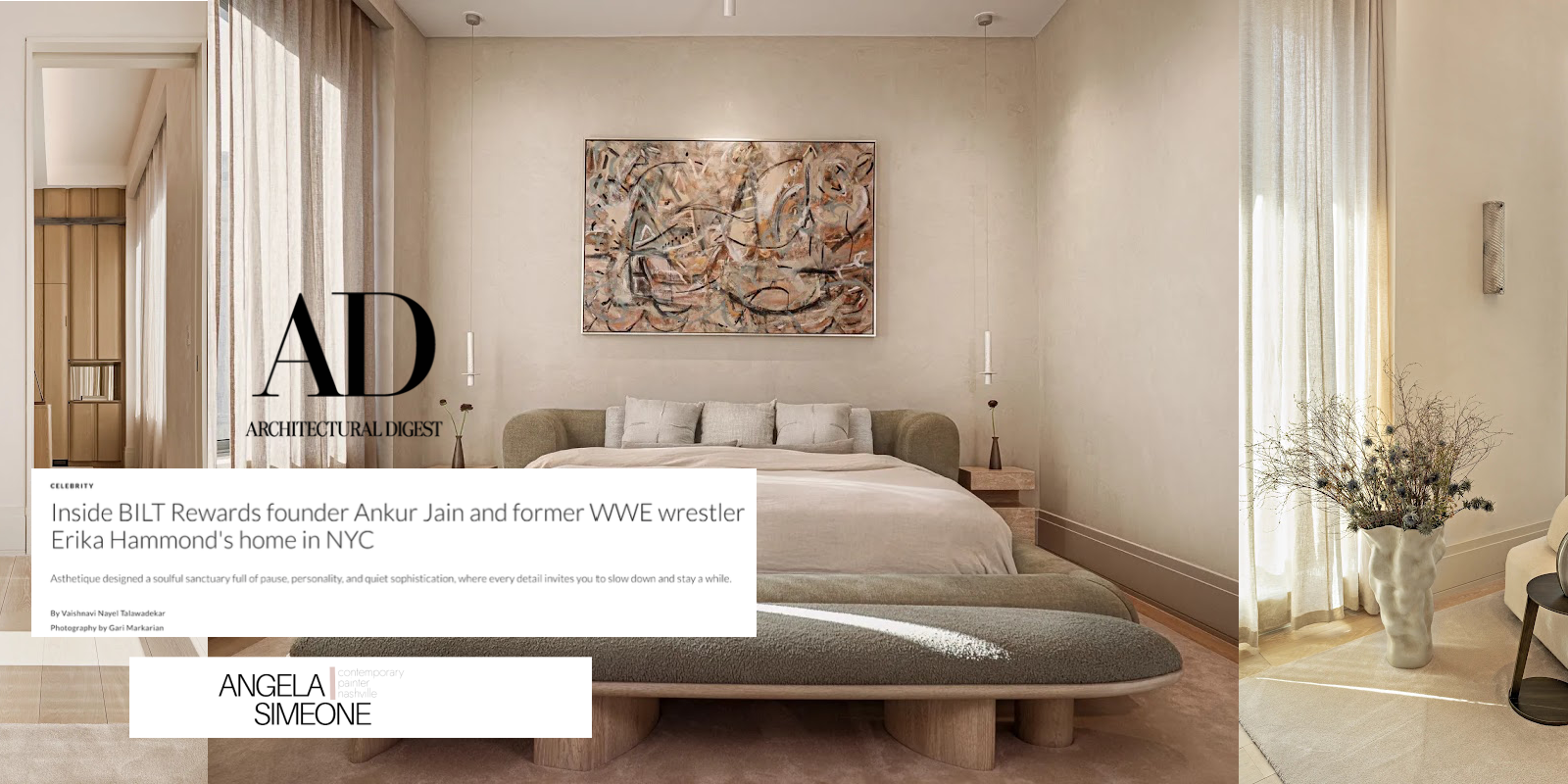 Inside BILT Rewards founder Ankur Jain and former WWE wrestler Erika Hammond's home in NYC