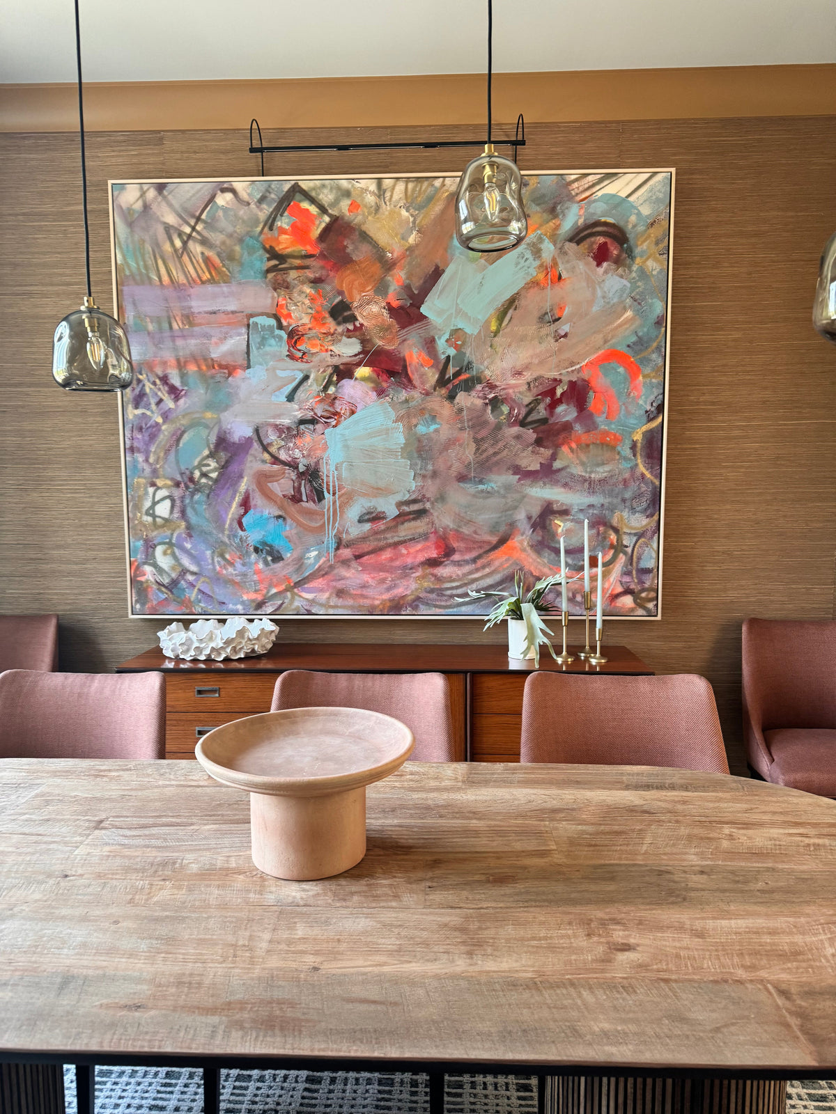 Five Hundred Dollars in 2017, Nine Hundred Sixty-Three Thousand in 2021 — original abstract painting by Nashville artist Angela Simeone