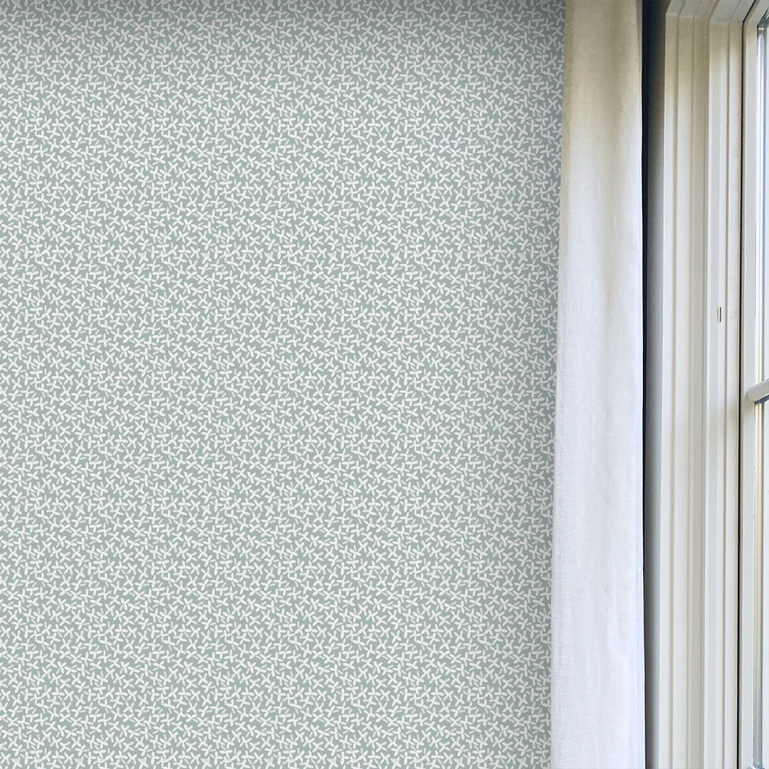 Freesia Light Blue Wallpaper