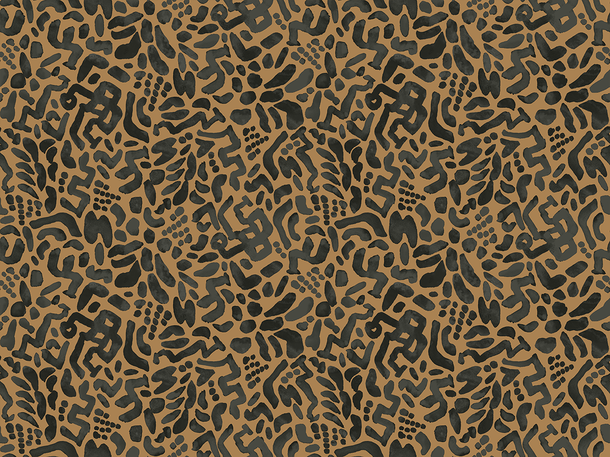 Atelier Graphite Camel  Wallpaper