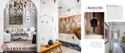 Angela Simeone featured in Atlanta Homes & Lifestyles, July 2023