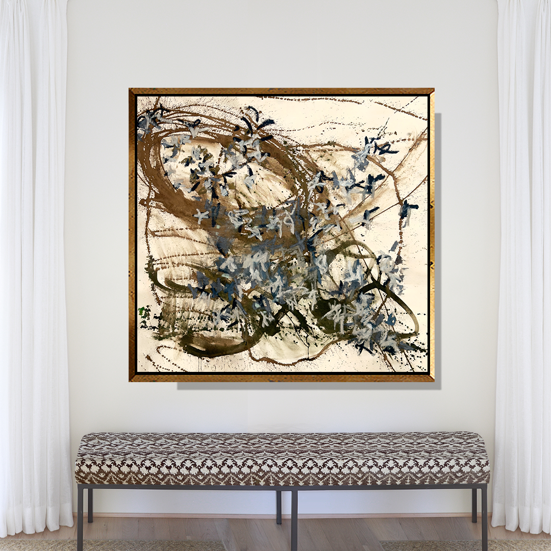 Astral Thicket 9 Abstract Oil Painting