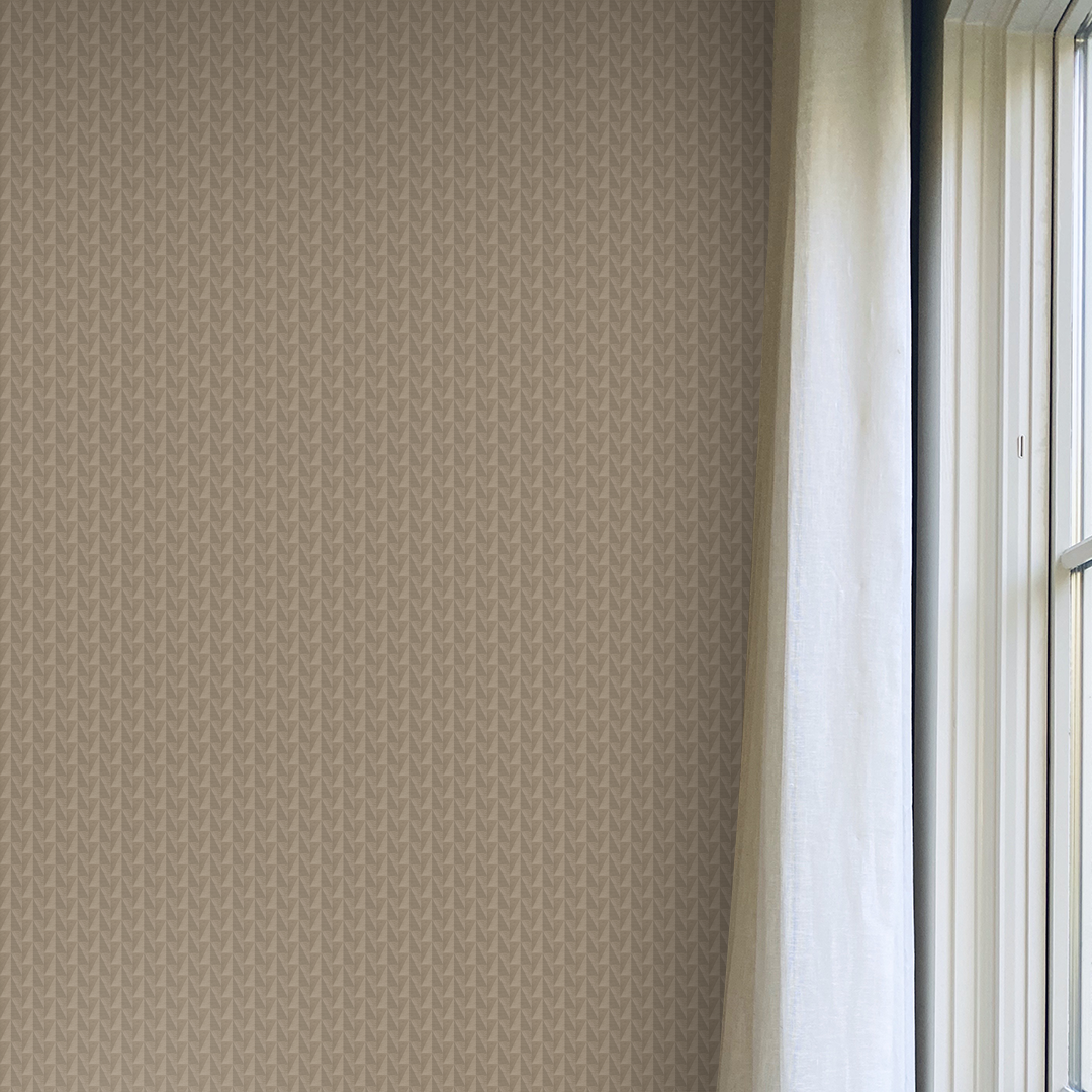 Refined Antiqued Small Scale Wallpaper