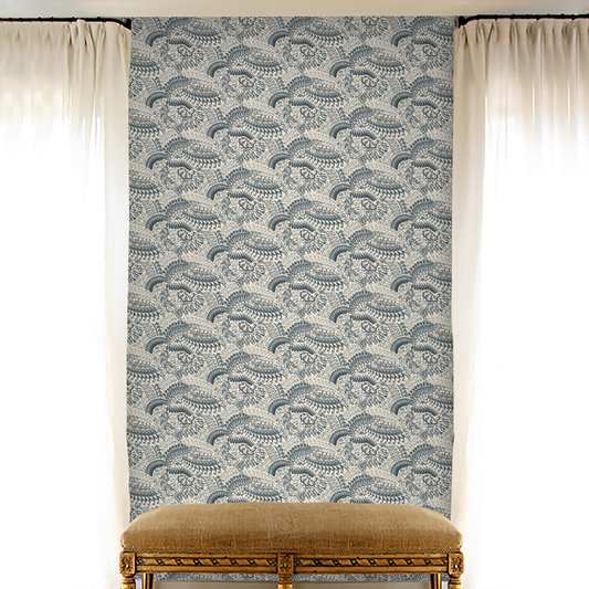 Embossed  Gun Metal Grey Wallpaper