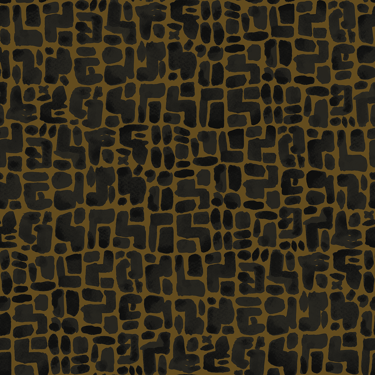 Deco Black and Cigar Wallpaper