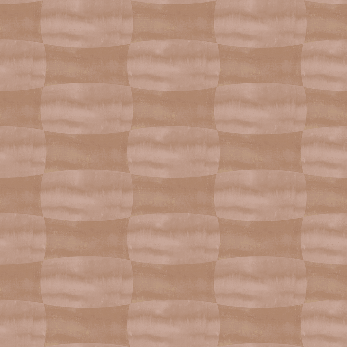 Checkerboard Squeeze wallpaper pattern terracotta salmon color wallpapers nashville artist Angela Simeone interiors interior design interior designer