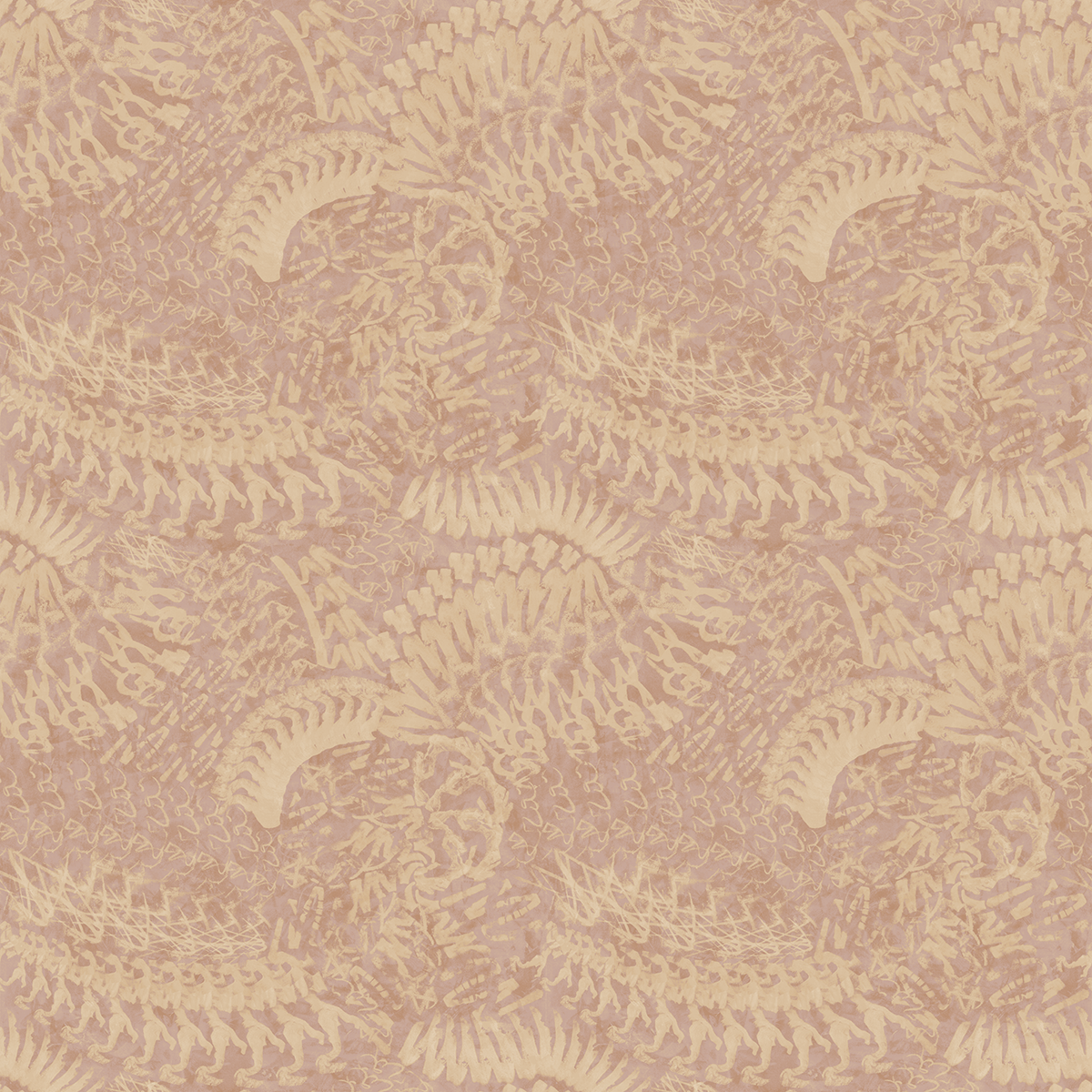 Embossed Salmon Wallpaper