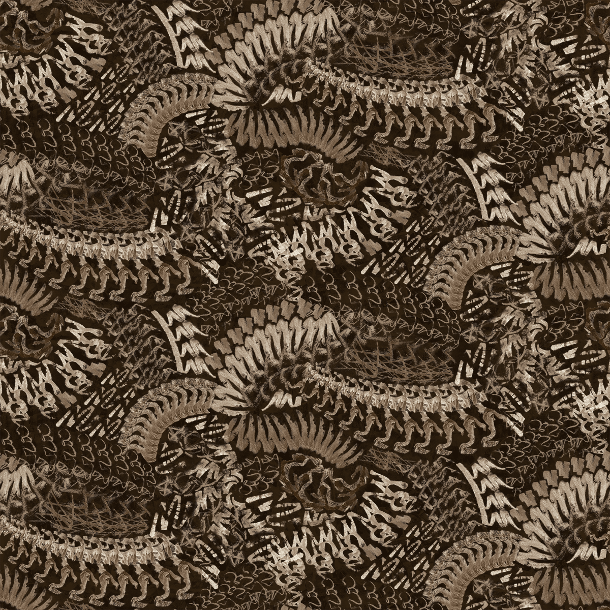 Embossed  Deep Chocolate Wallpaper