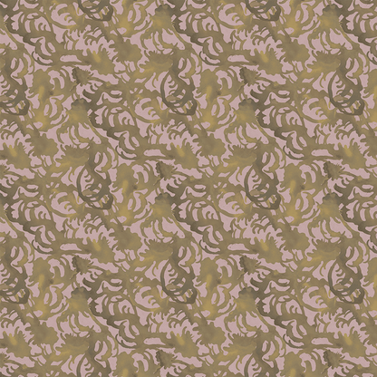 Flourish Lilac and Artichoke Small Scale Wallpaper pattern Flourish Violet Wallpaper pattern Nashville artist Angela Simeone Luxury Wallpaper Vinyl Wallpaper Purple wallpaper interiors interior design