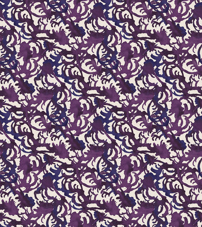 Flourish Violet Wallpaper pattern Nashville artist Angela Simeone Luxury Wallpaper Vinyl Wallpaper Purple wallpaper interiors interior design