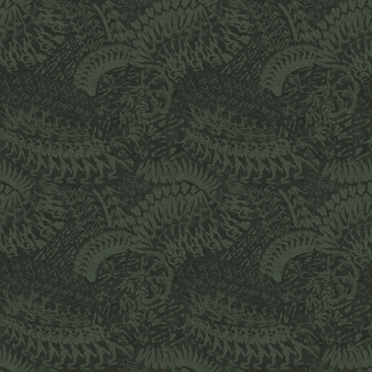 Embossed Evergreen Wallpaper