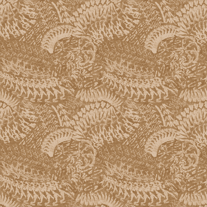 Embossed Rich Caramel Wallpaper