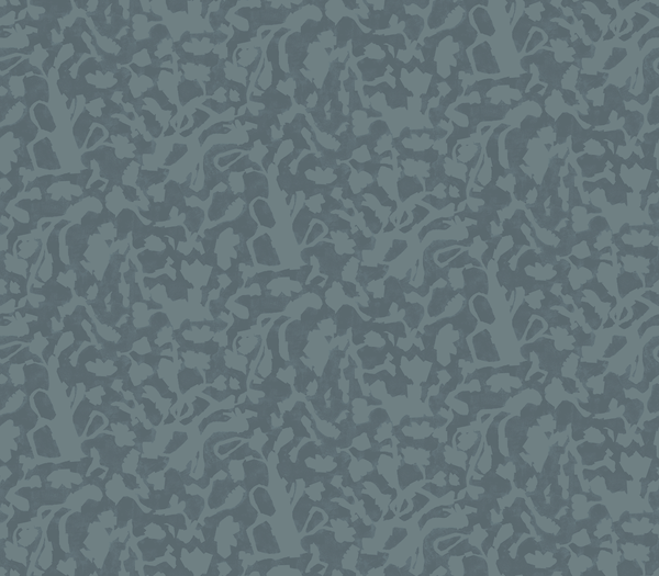 Floral blue grey wallpaper nashville artist Angela Simeone blue wallpaper grey wallpaper vinyl wallpaper interiors interior design nashville artist nashville design luxe wallpaper luxury wallpapers 