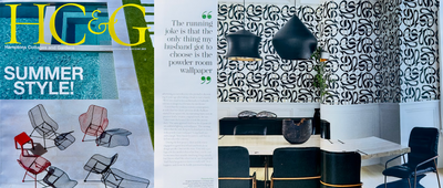 Angela Simeone featured in Hamptons Cottages & Gardens, June 2023