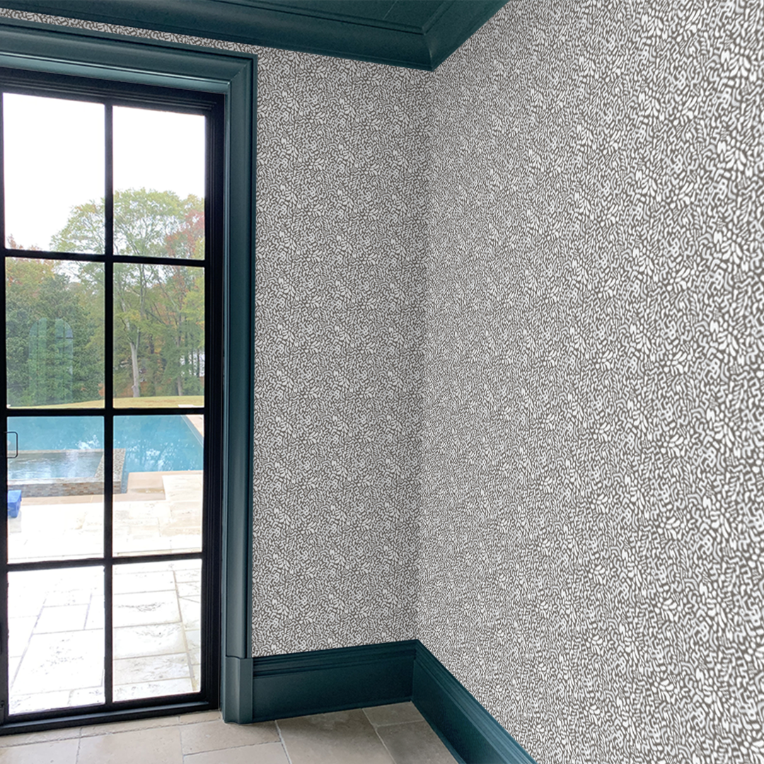 Atelier Medium Mink Grey Wallpaper