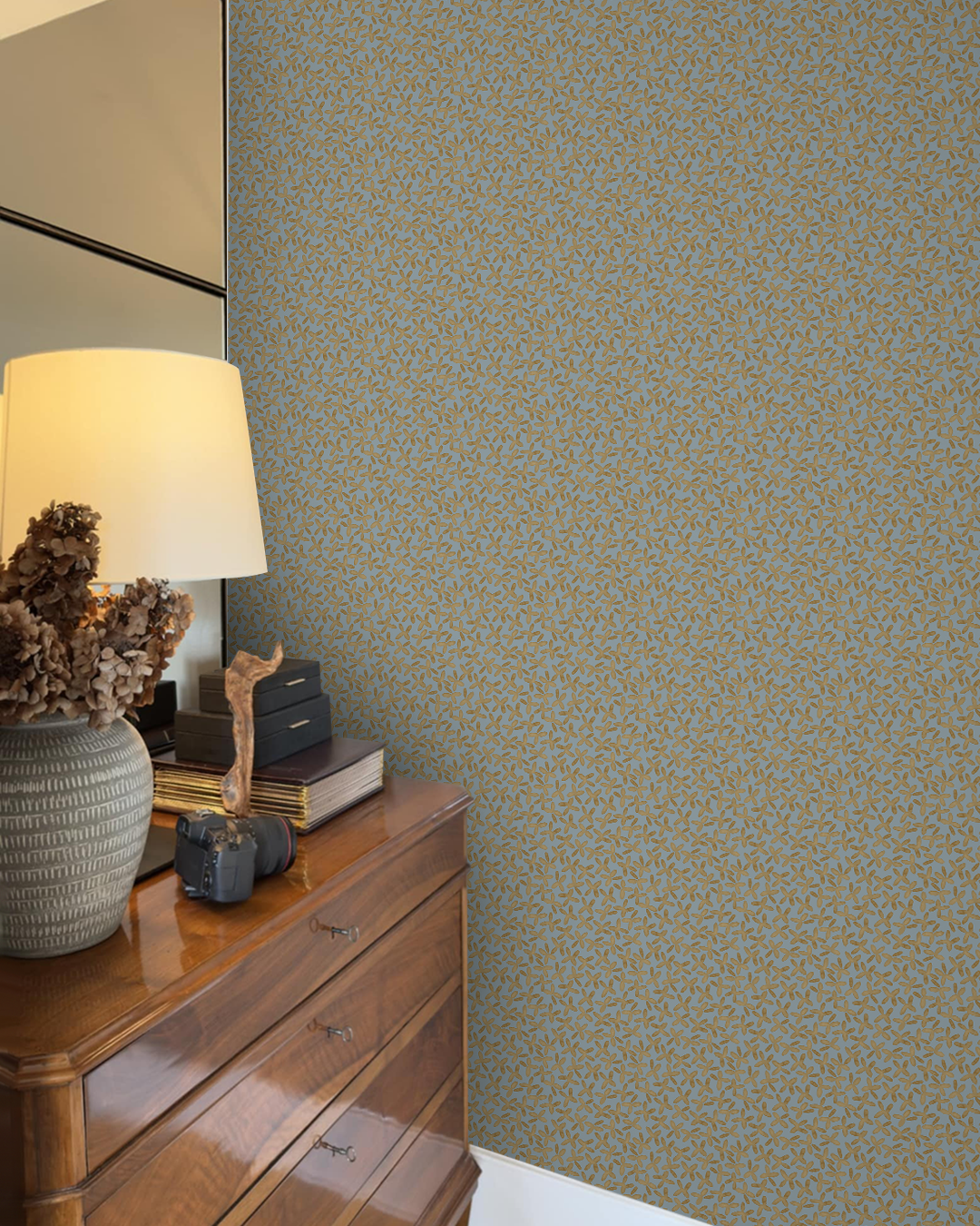 Freesia Wheat Wallpaper