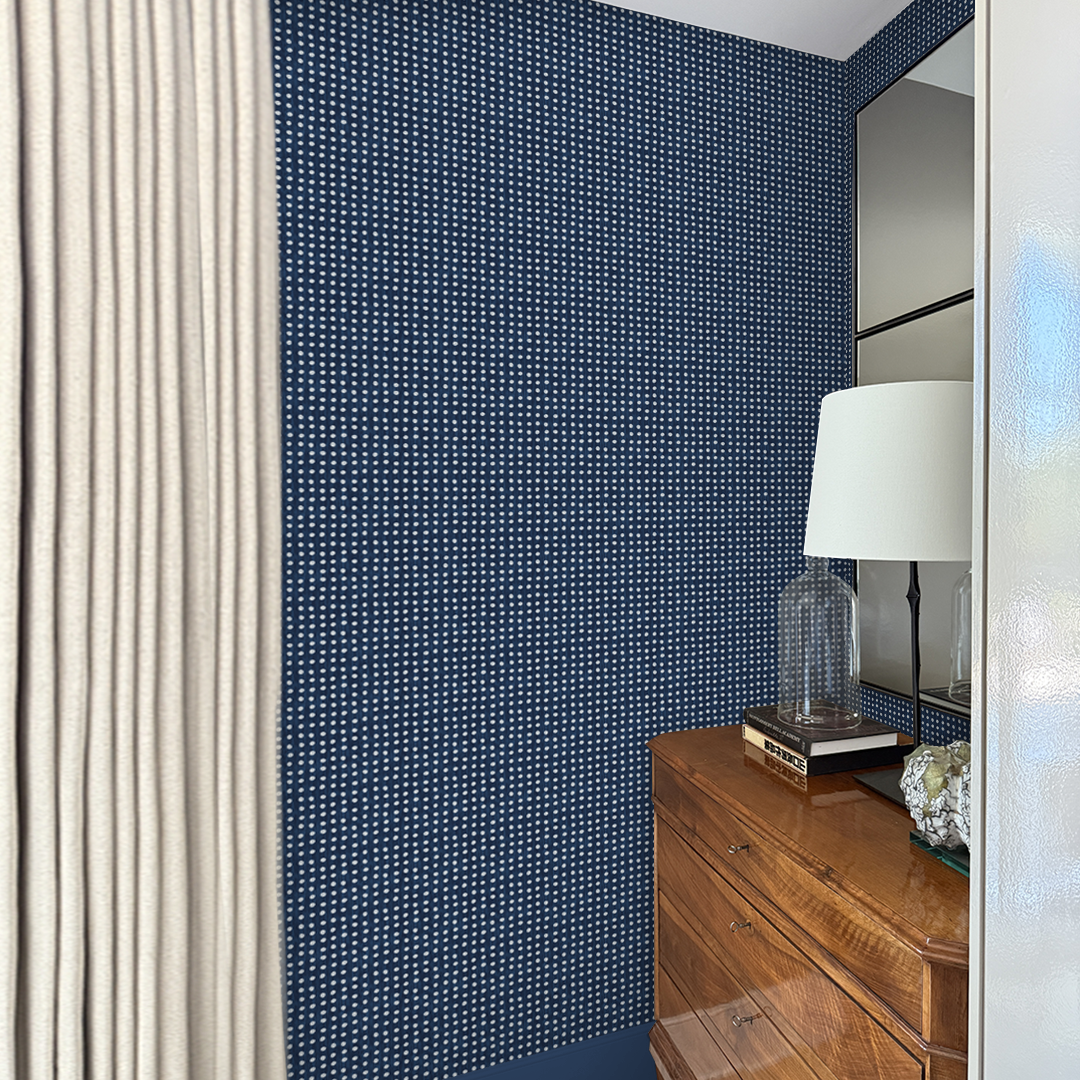 Lavish Midnight Small Scale Wallpaper
