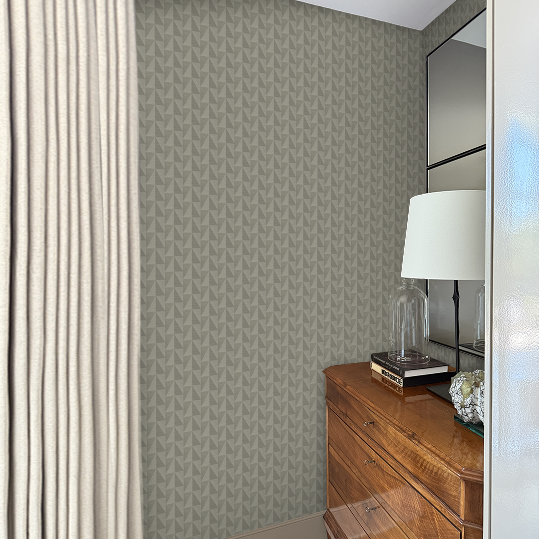 Refined Light Sage Tonal Medium Scale Wallpaper